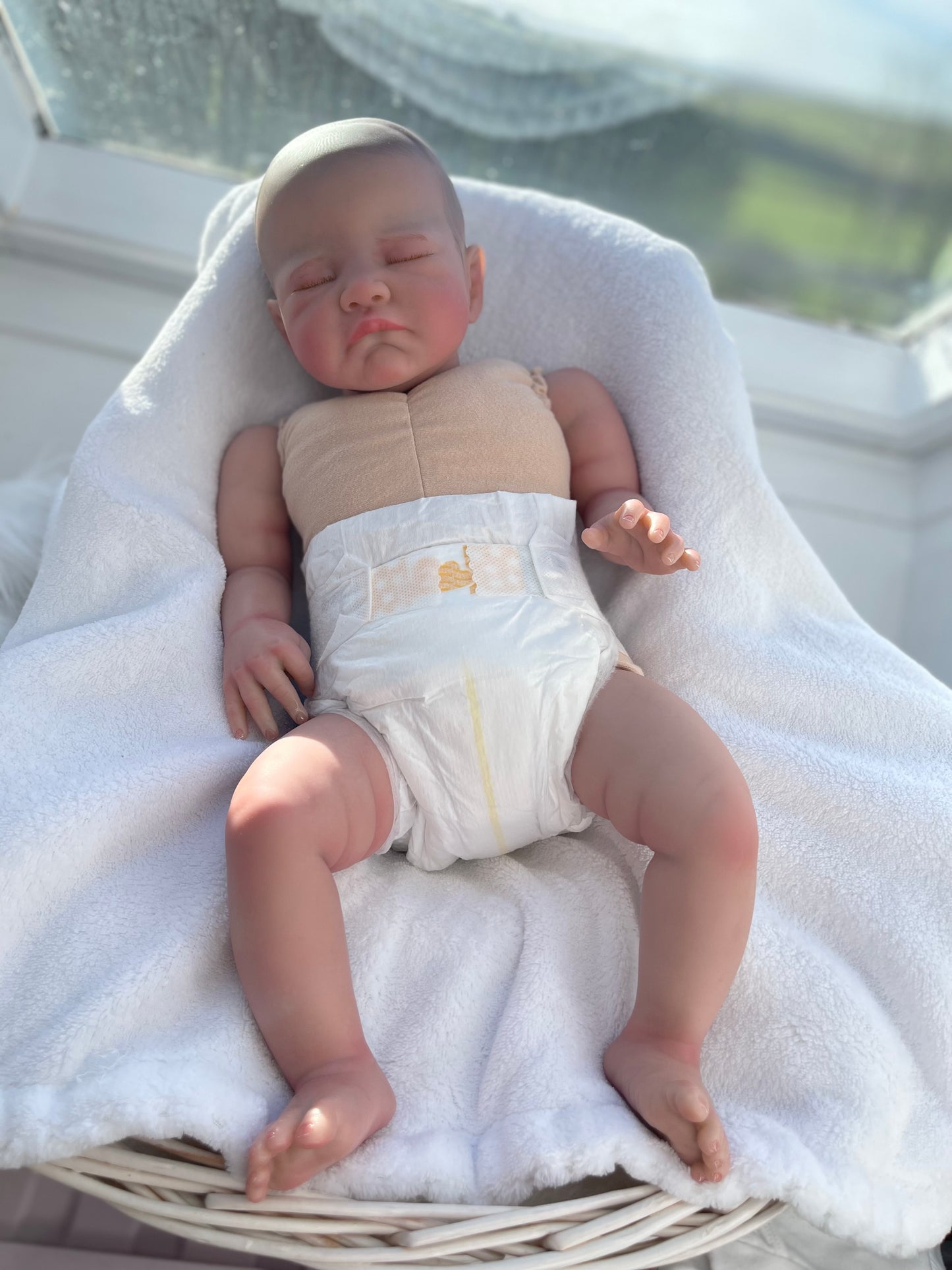 Reborn realistic weighted baby doll