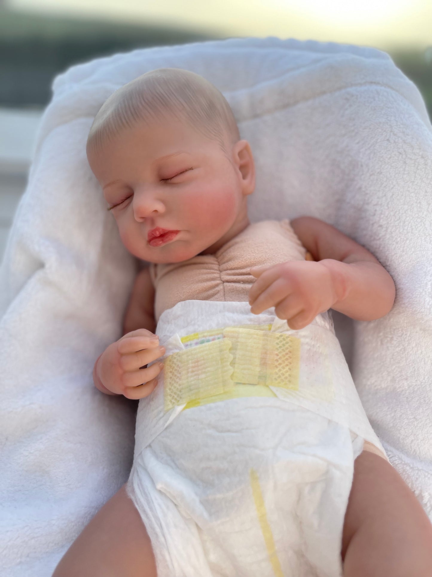 Reborn baby doll weighted realistic