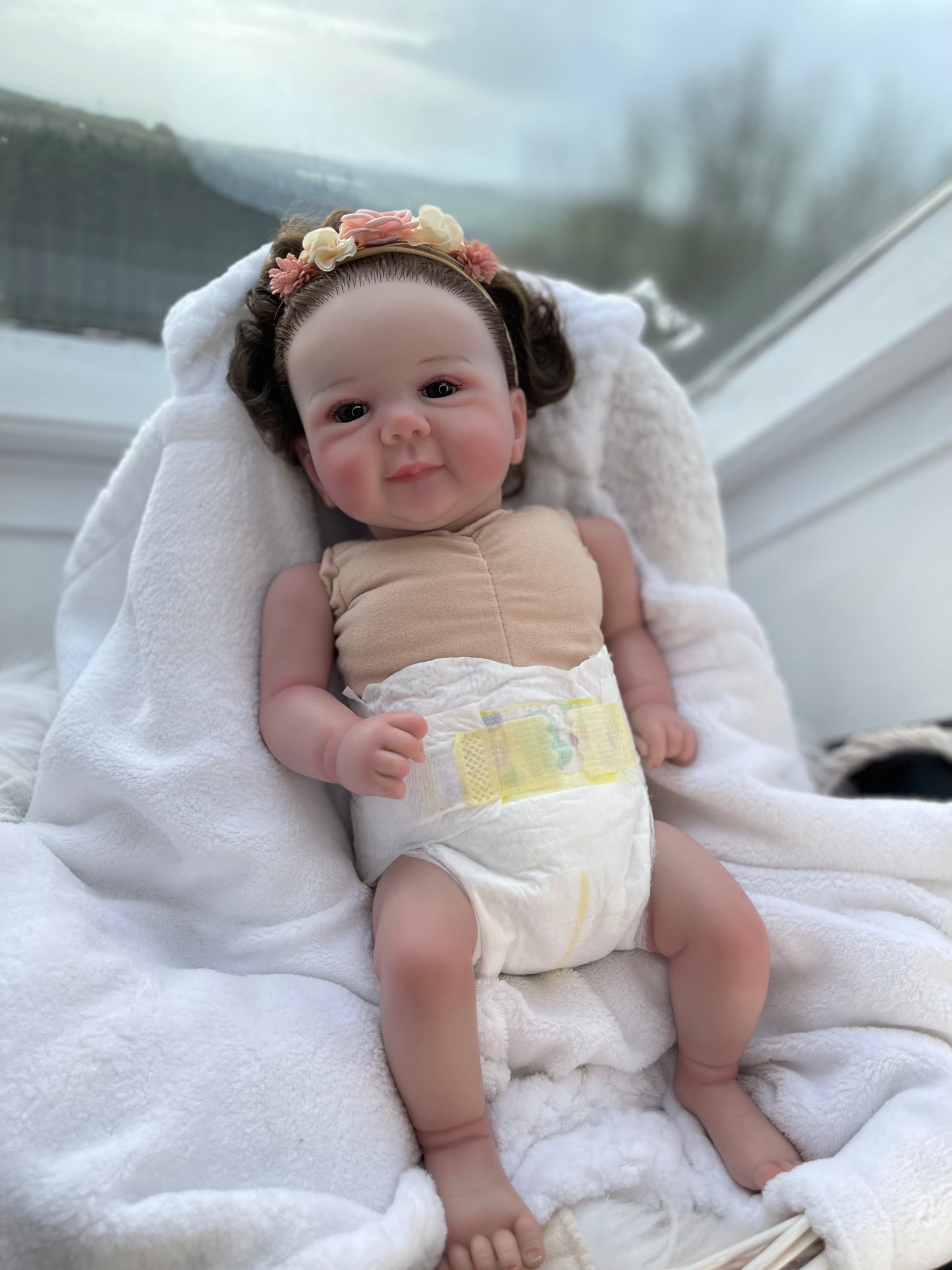 Reborn baby doll realistic and weighted