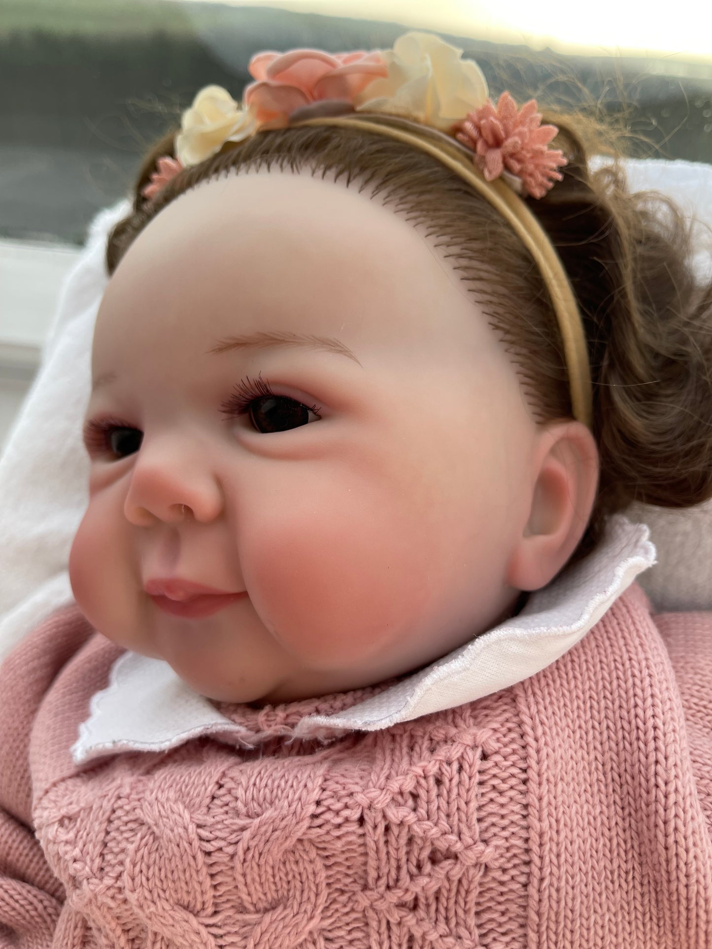 Reborn baby doll realistic and weighted