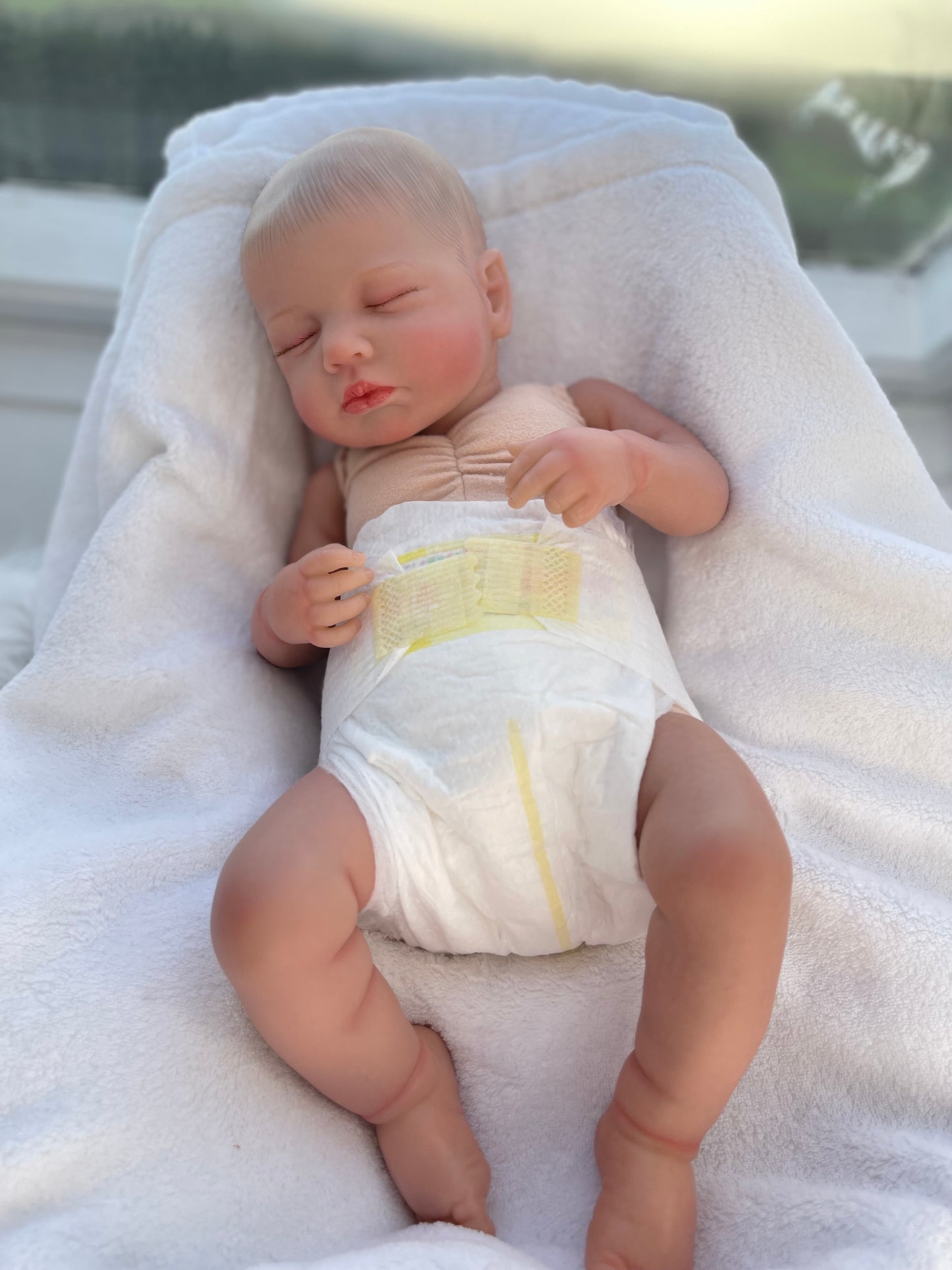 Reborn baby doll weighted realistic