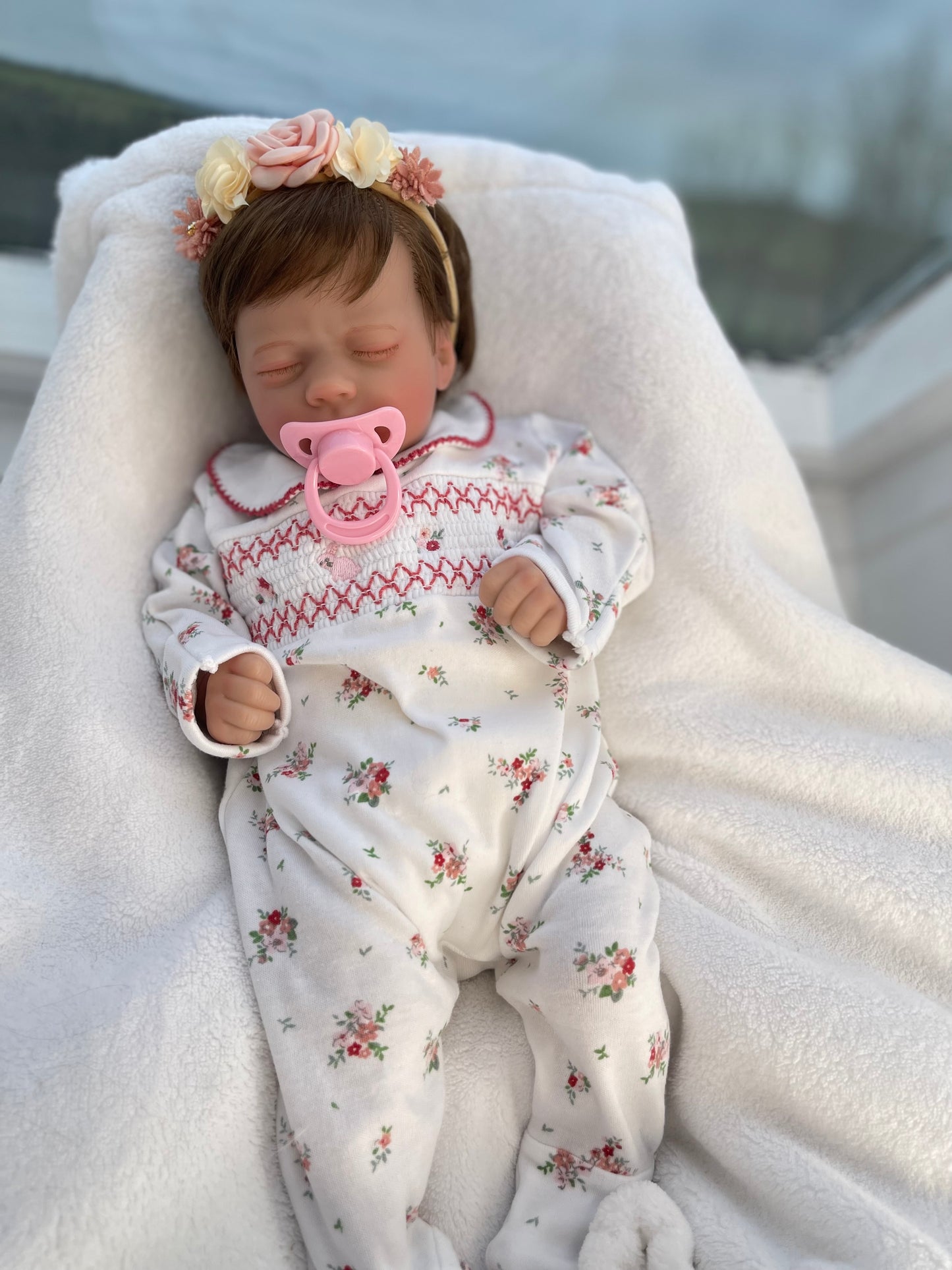 Reborn baby doll realistic and weighted