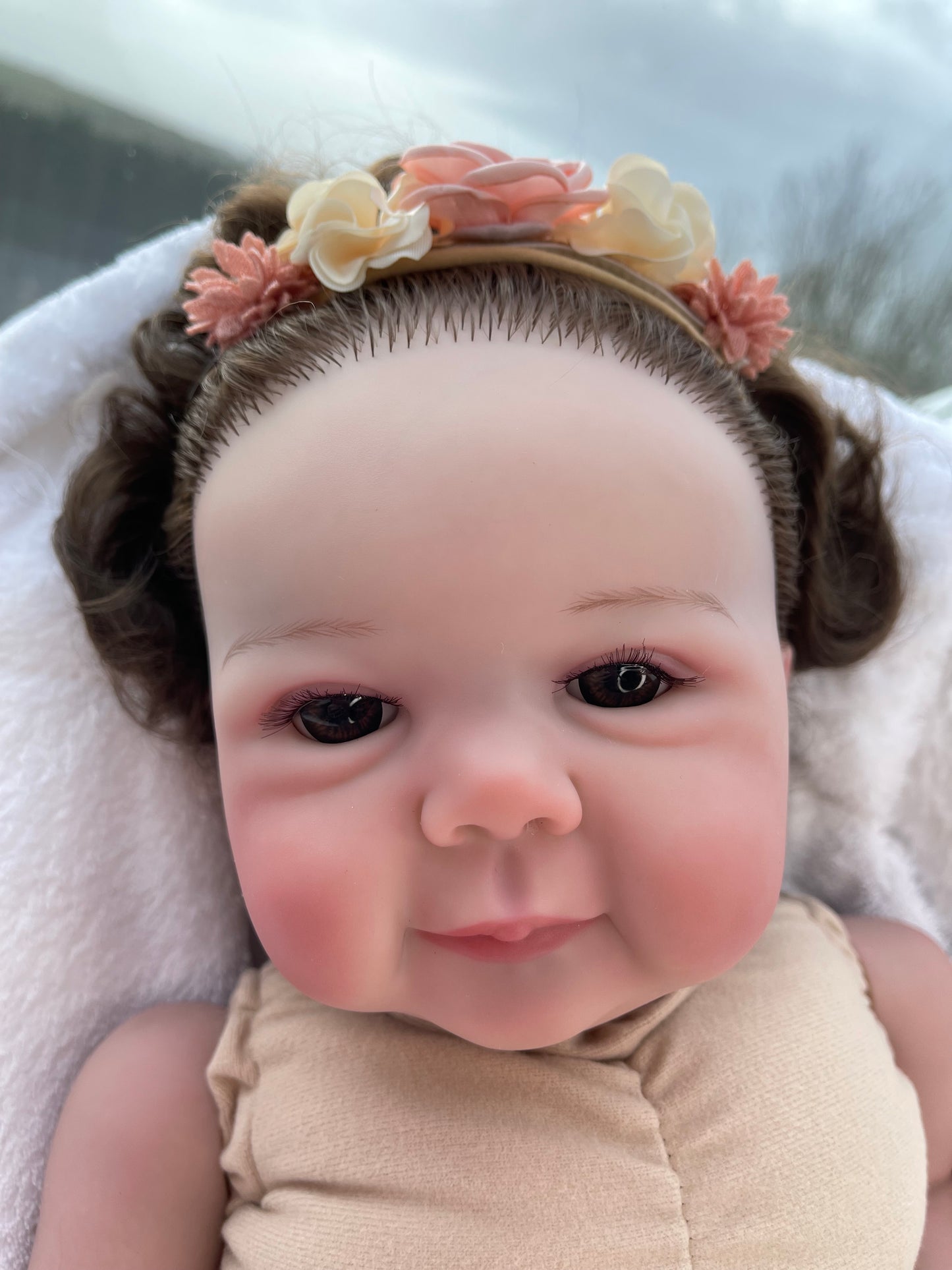 Reborn baby doll realistic and weighted