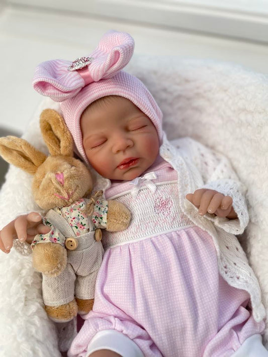 Realistic baby girl doll