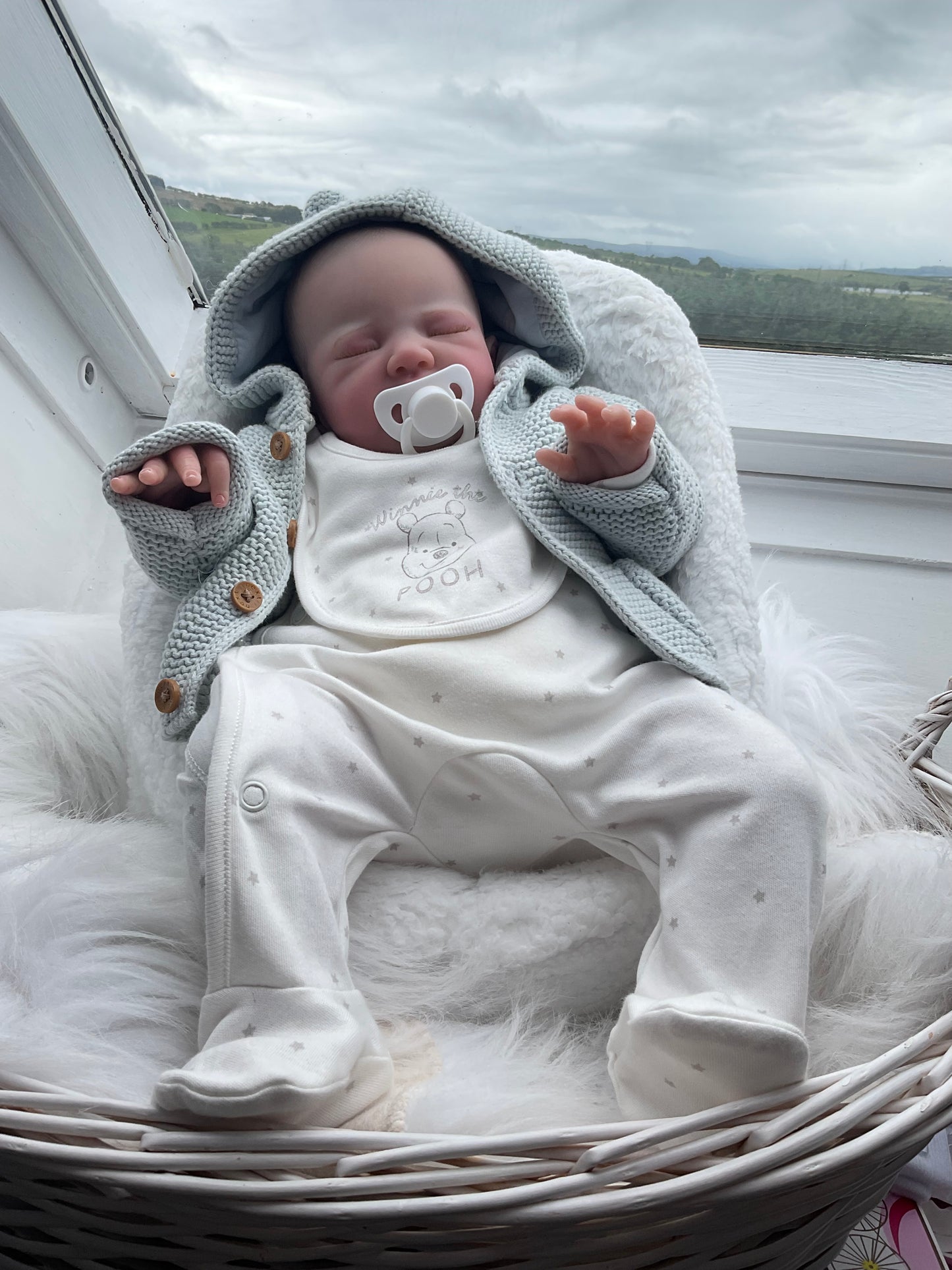 Reborn baby doll realistic and weighted