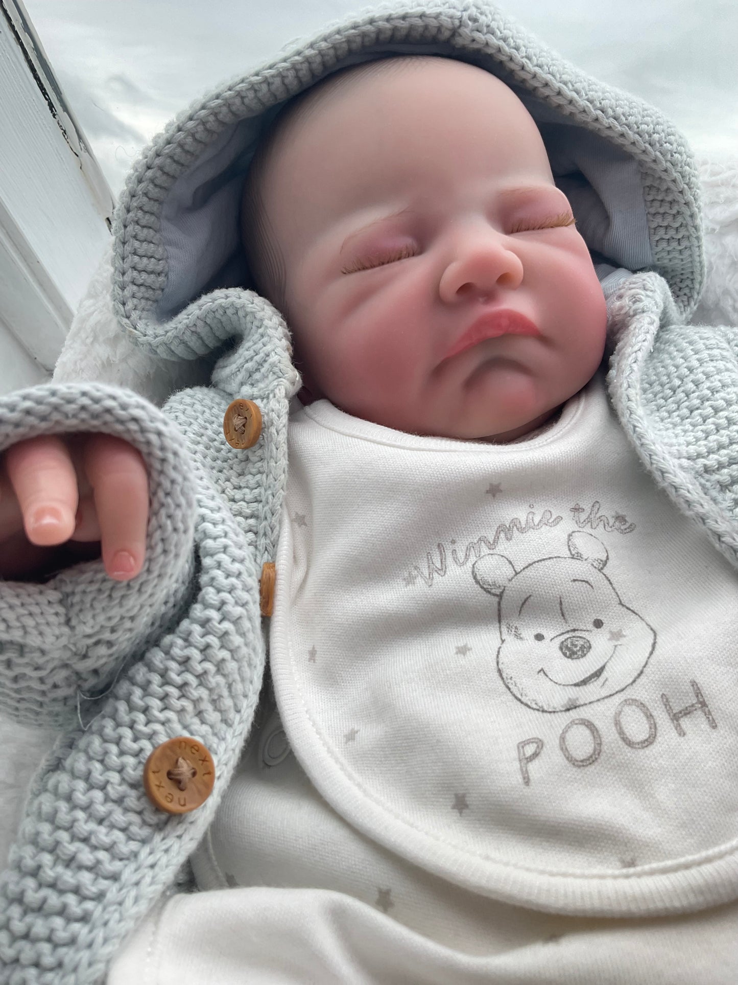 Reborn baby doll realistic and weighted