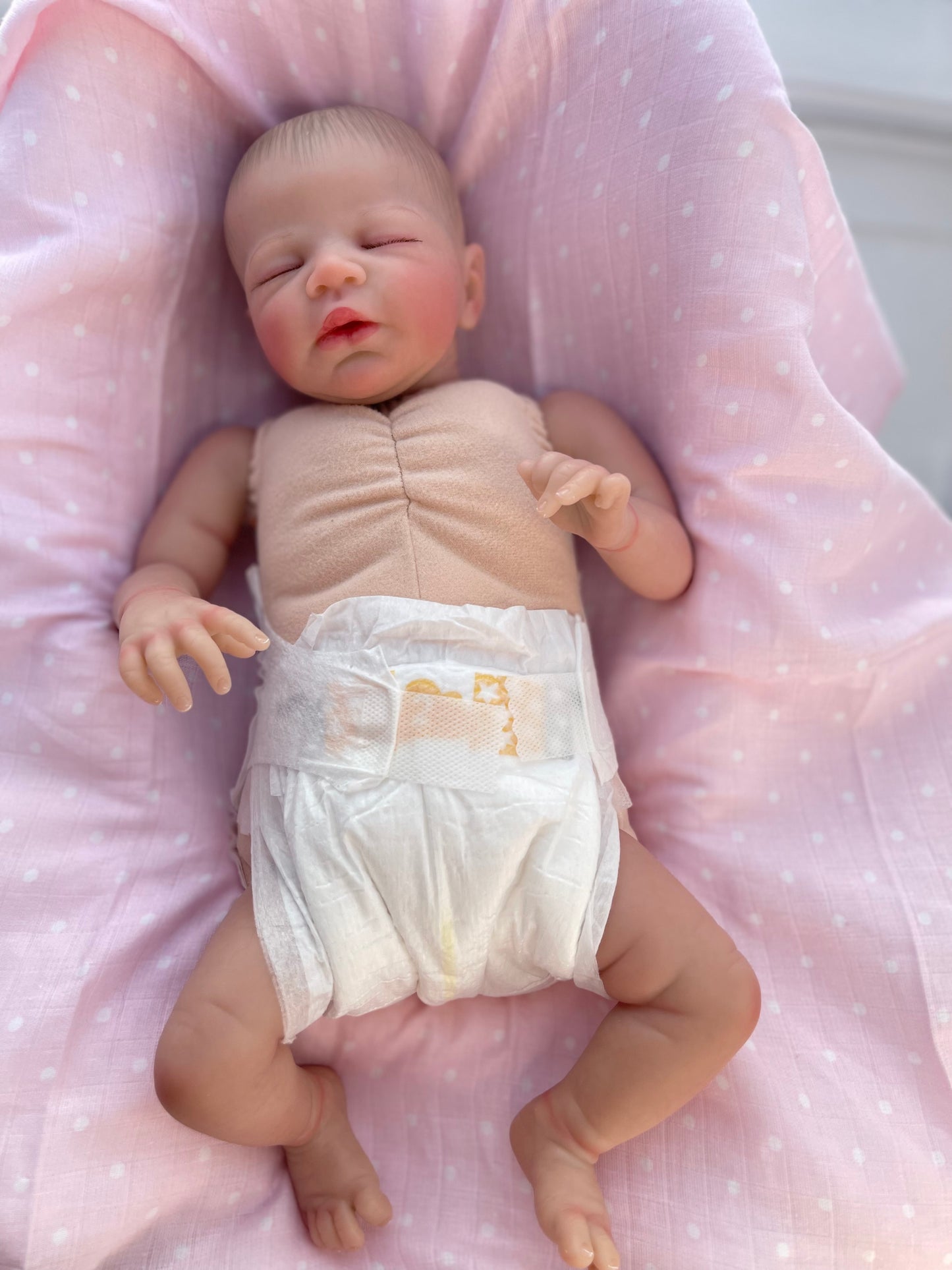 Reborn realistic weighted baby doll