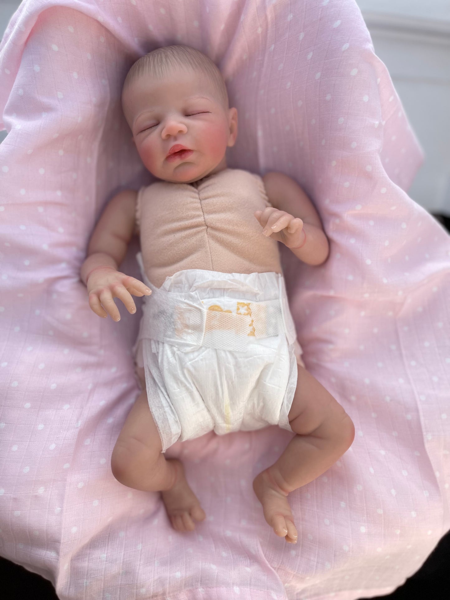 Reborn realistic weighted baby doll