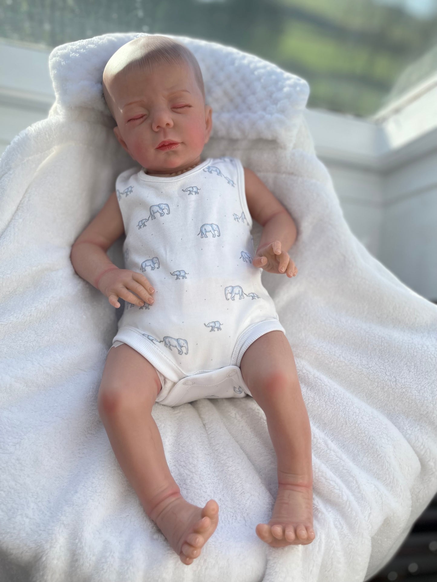 Reborn realistic weighted baby doll