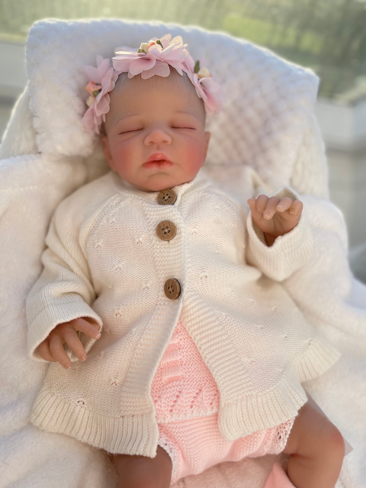 Reborn realistic weighted baby doll