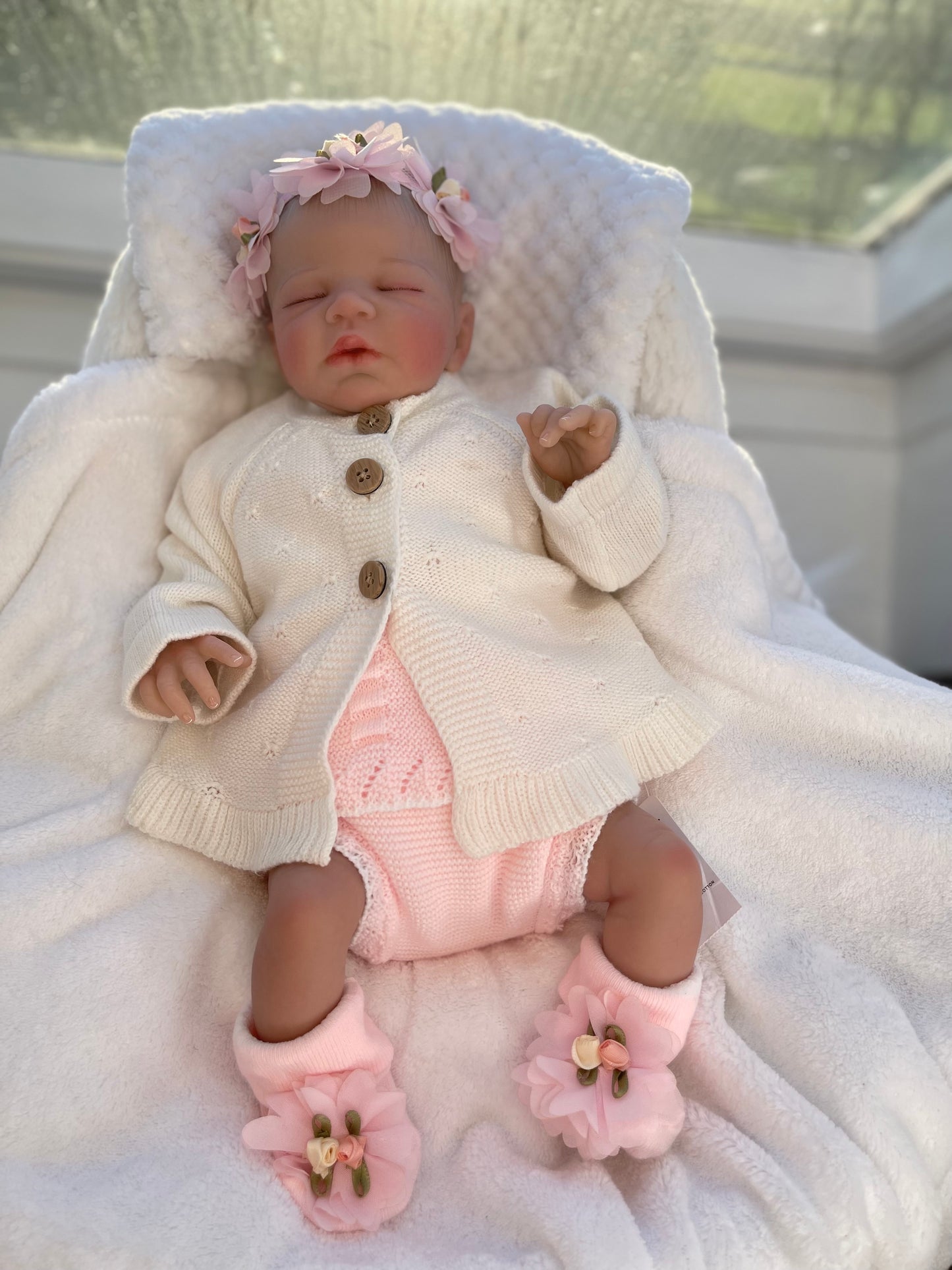 Reborn realistic weighted baby doll