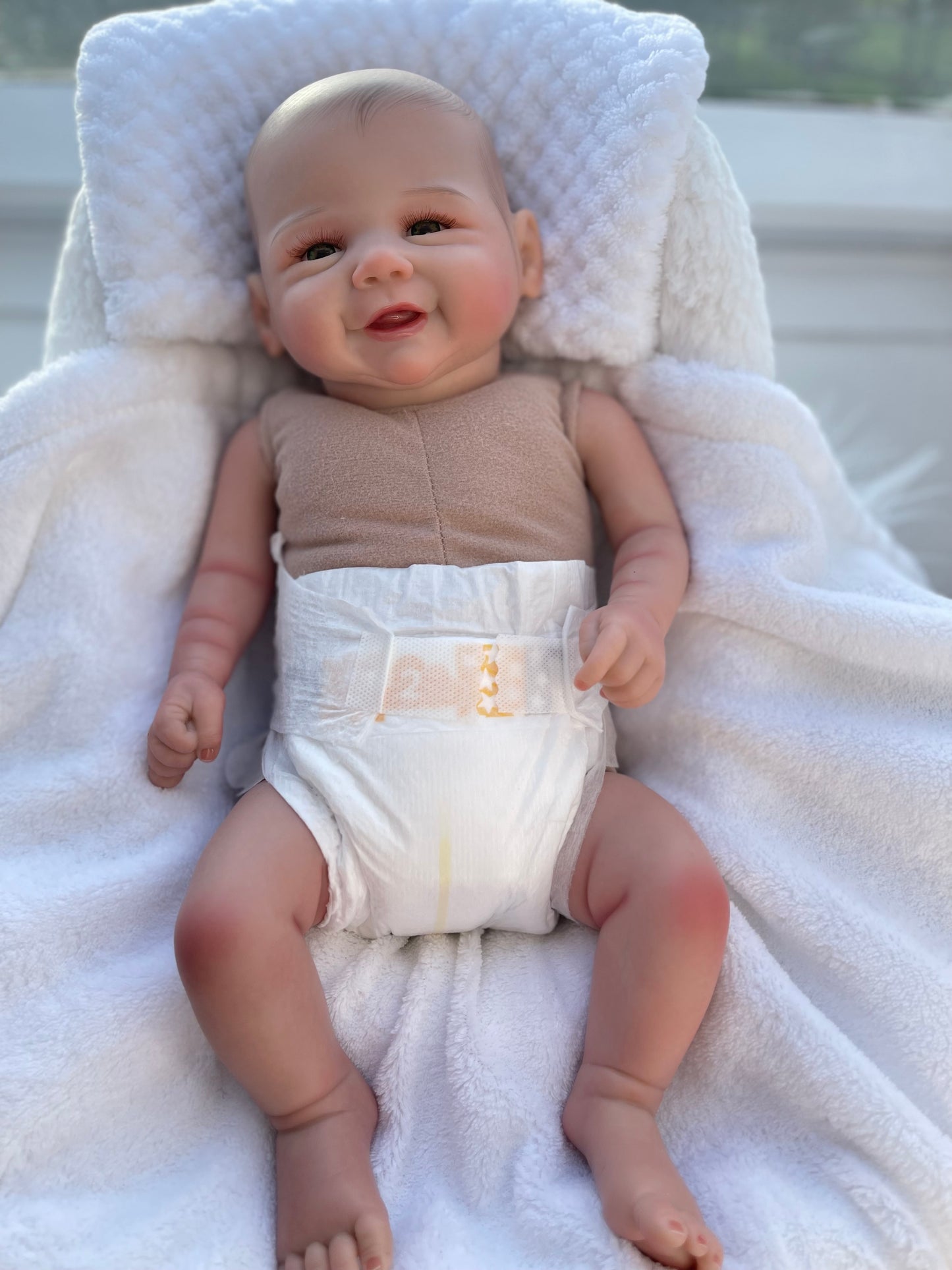 Reborn realistic weighted baby doll