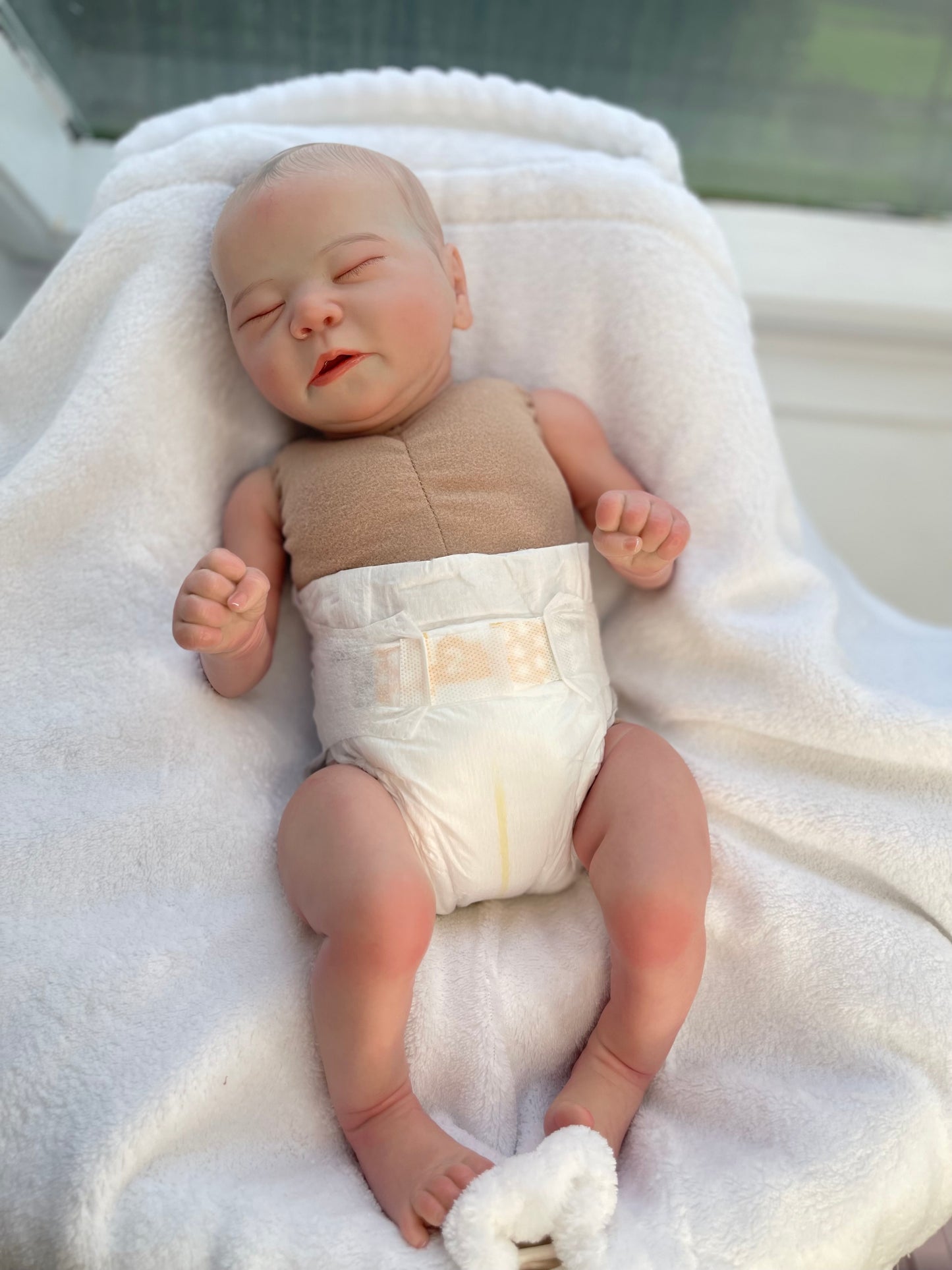 Reborn realistic weighted baby doll