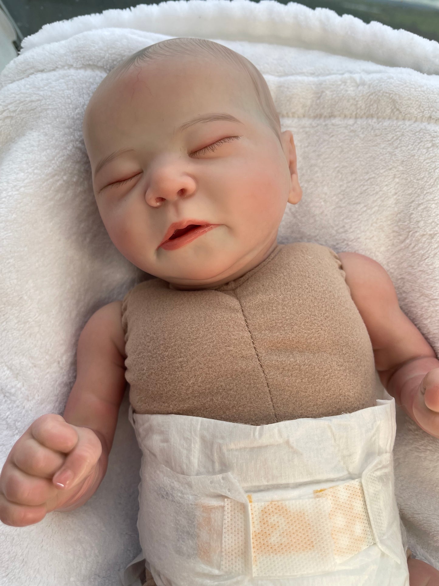 Reborn realistic weighted baby doll