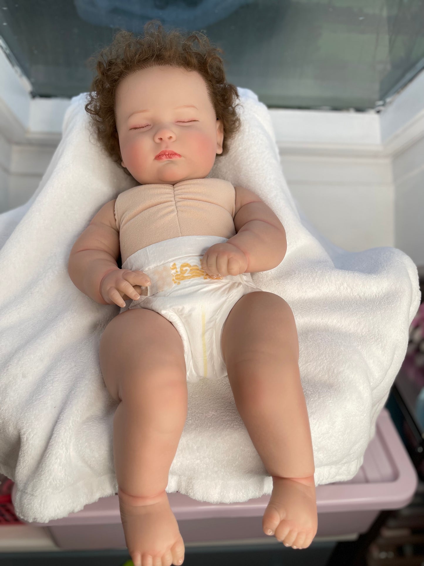 Reborn realistic weighted baby doll