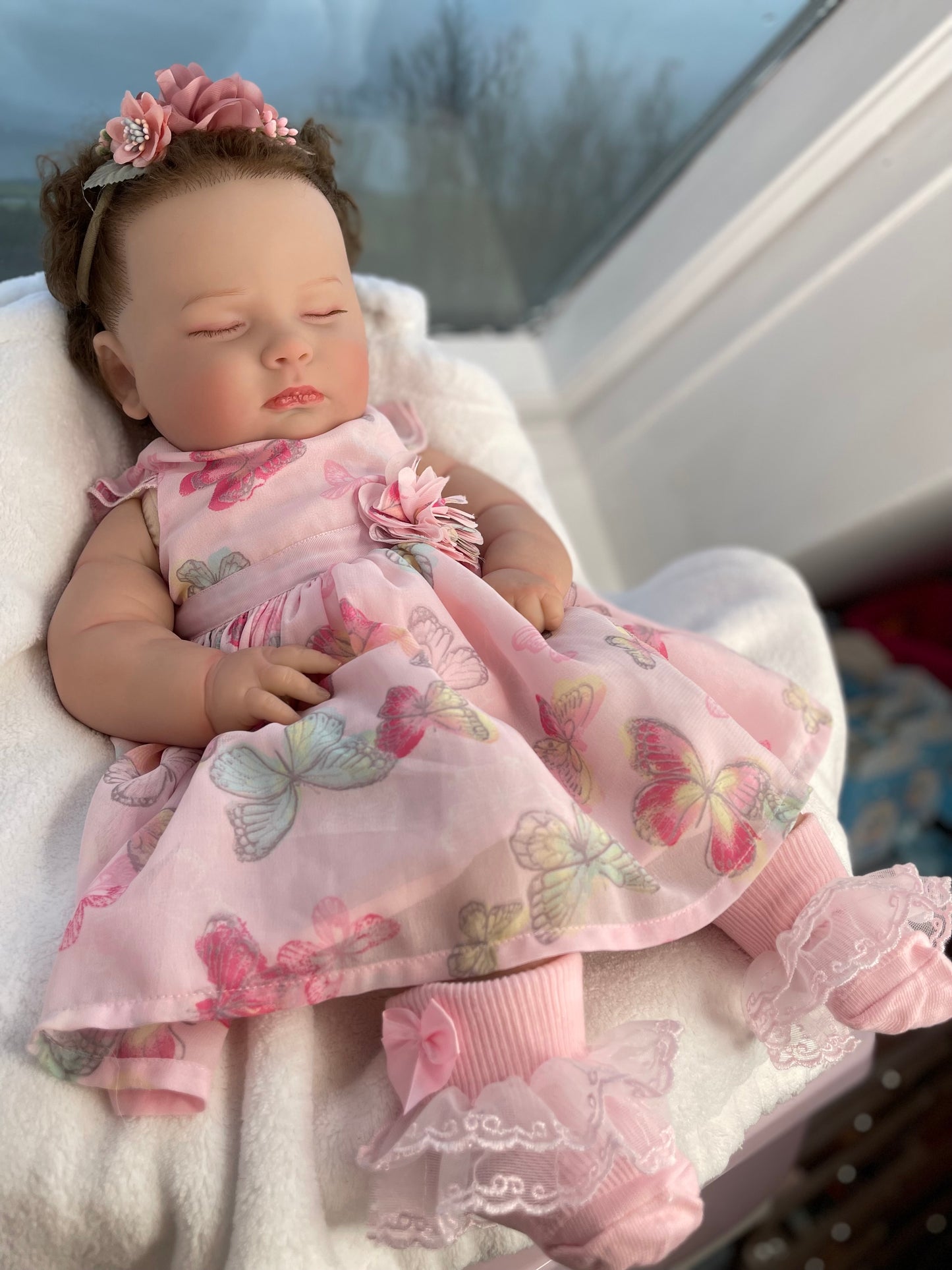 Reborn realistic weighted baby doll