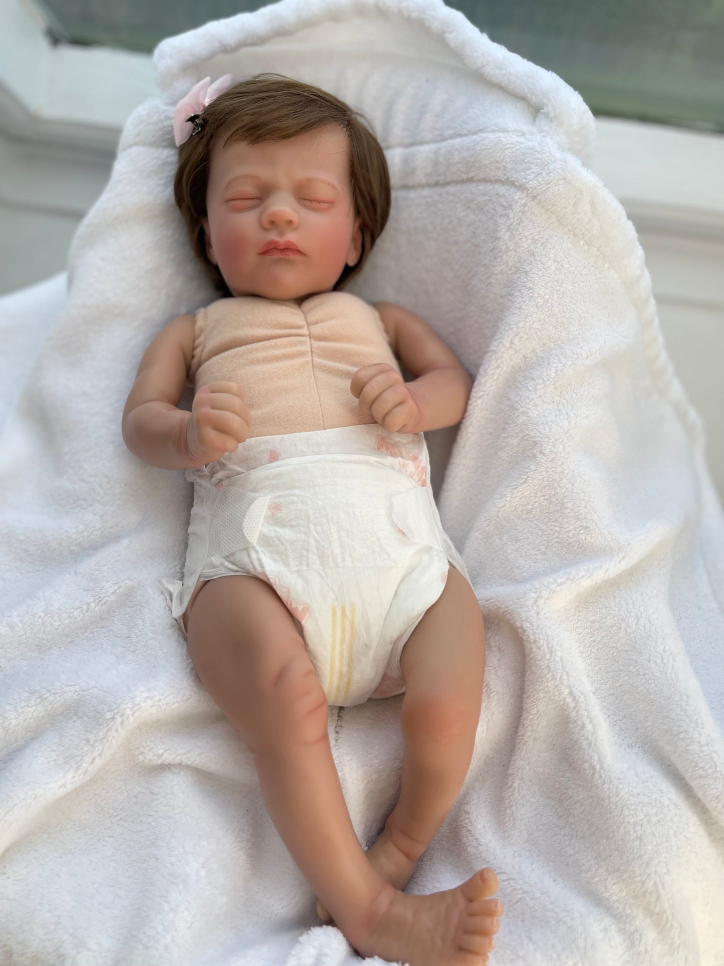 Reborn realistic weighted baby doll