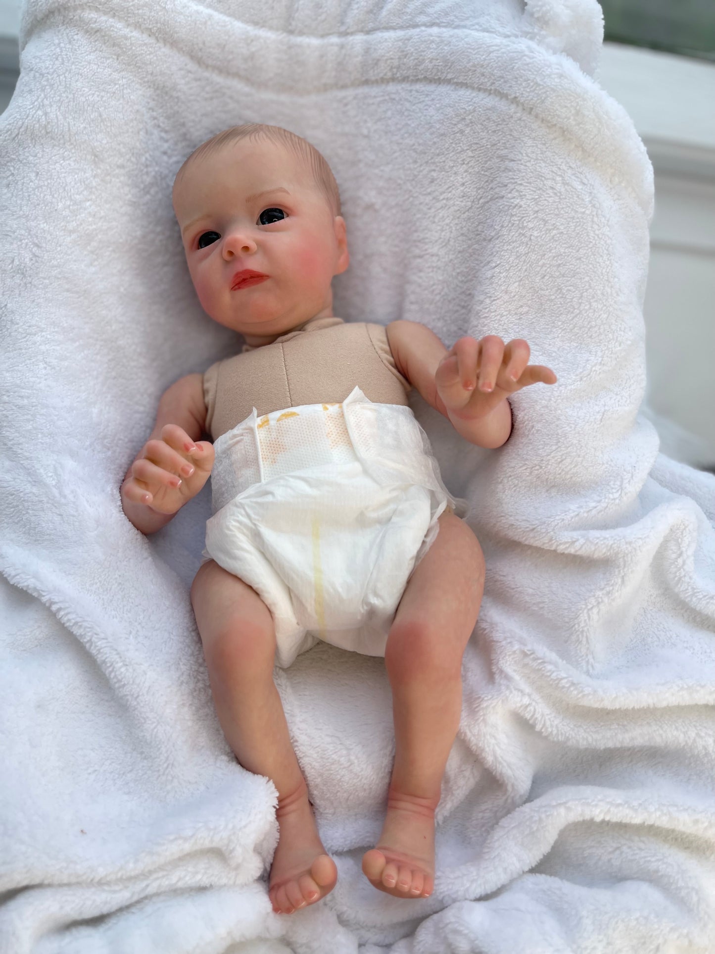 Reborn realistic weighted baby doll