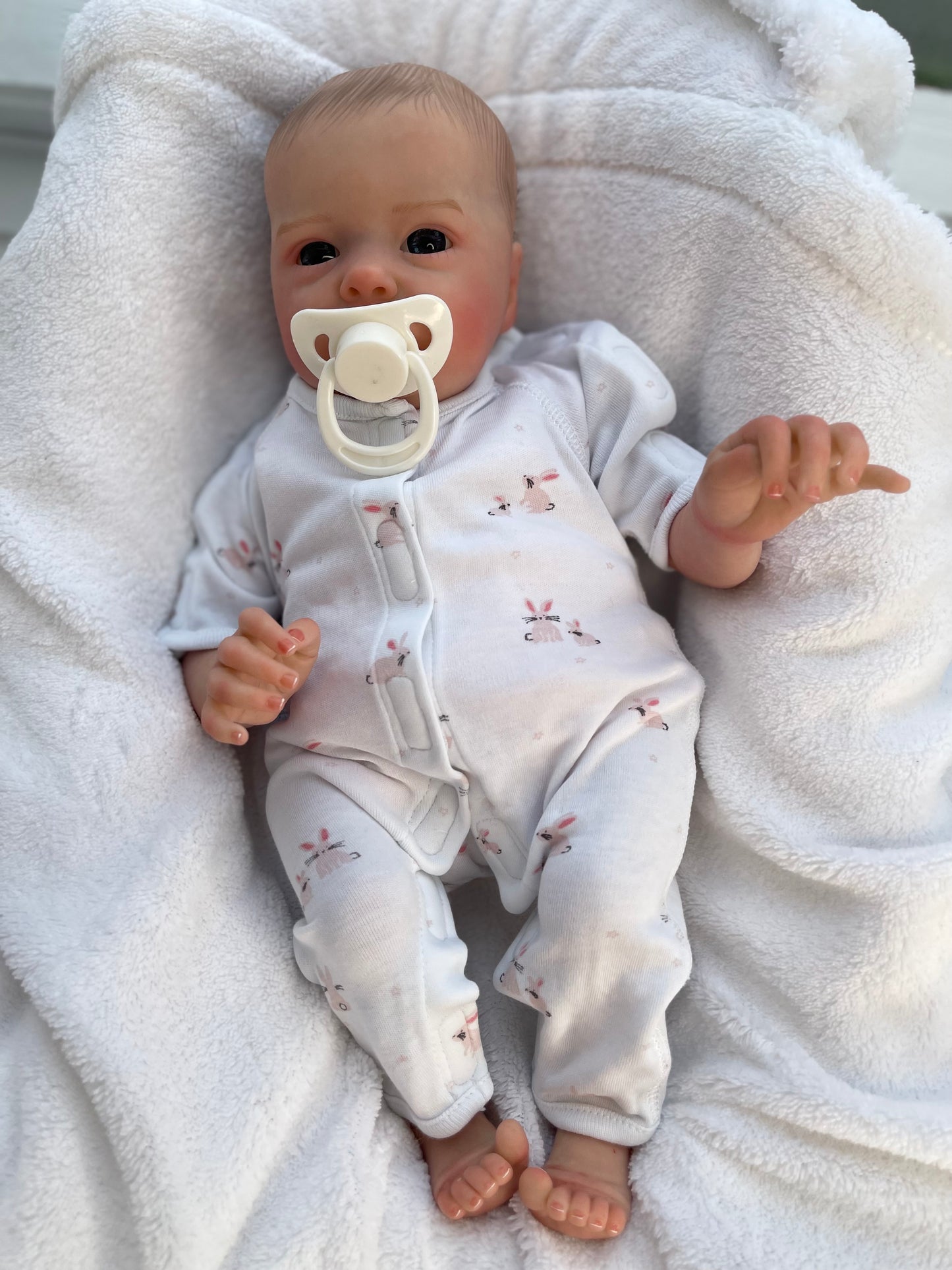 Reborn realistic weighted baby doll