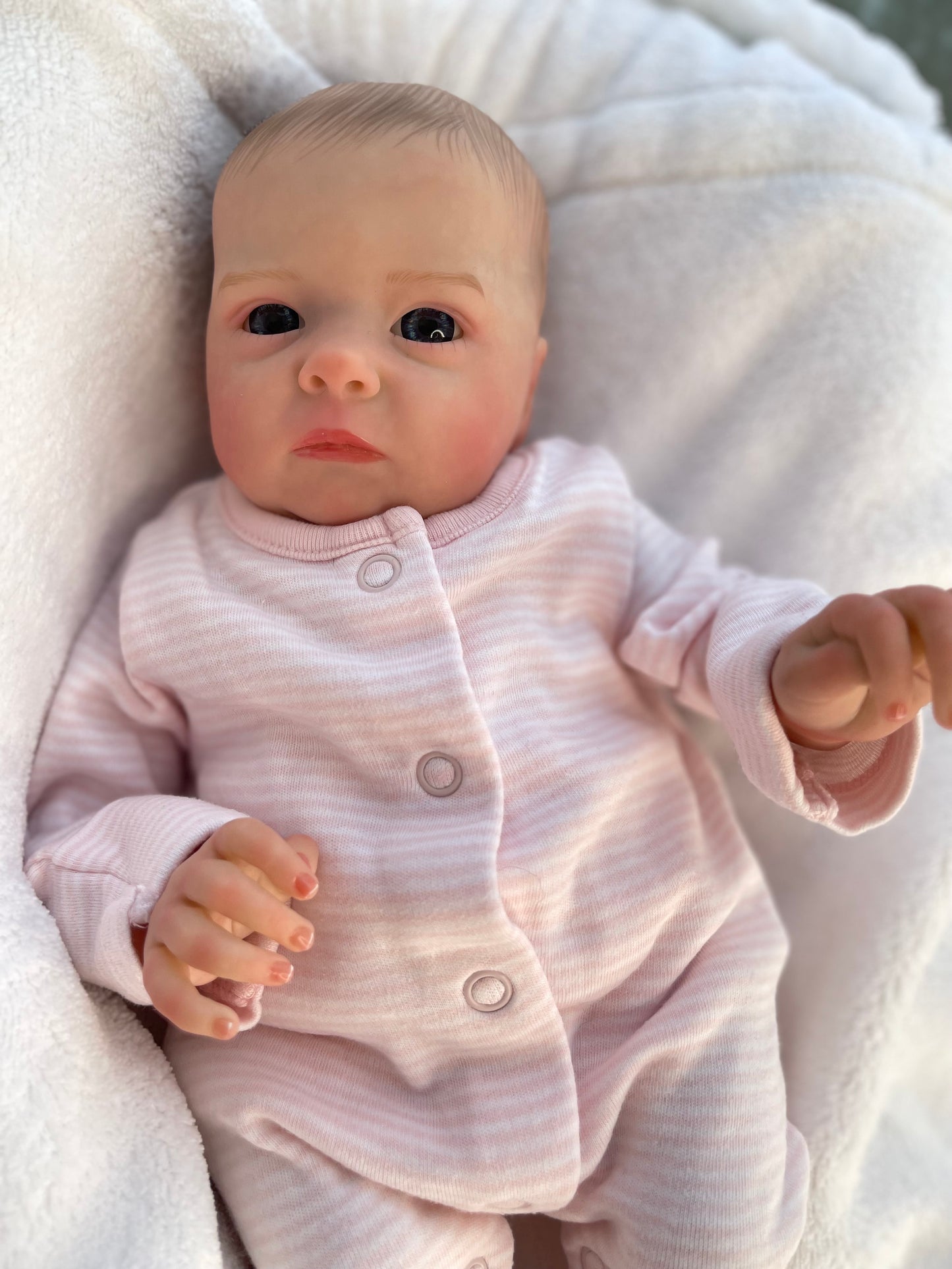 Reborn realistic weighted baby doll