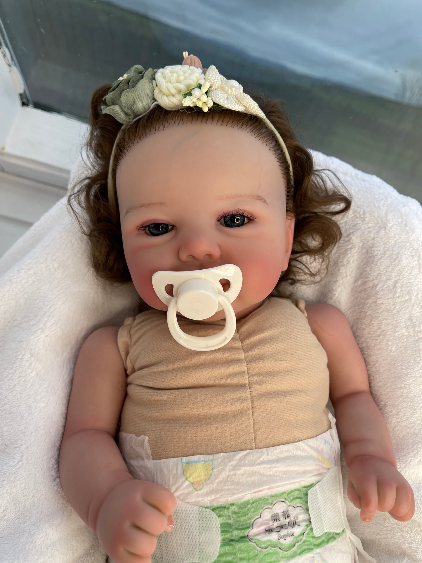 Reborn realistic weighted baby doll