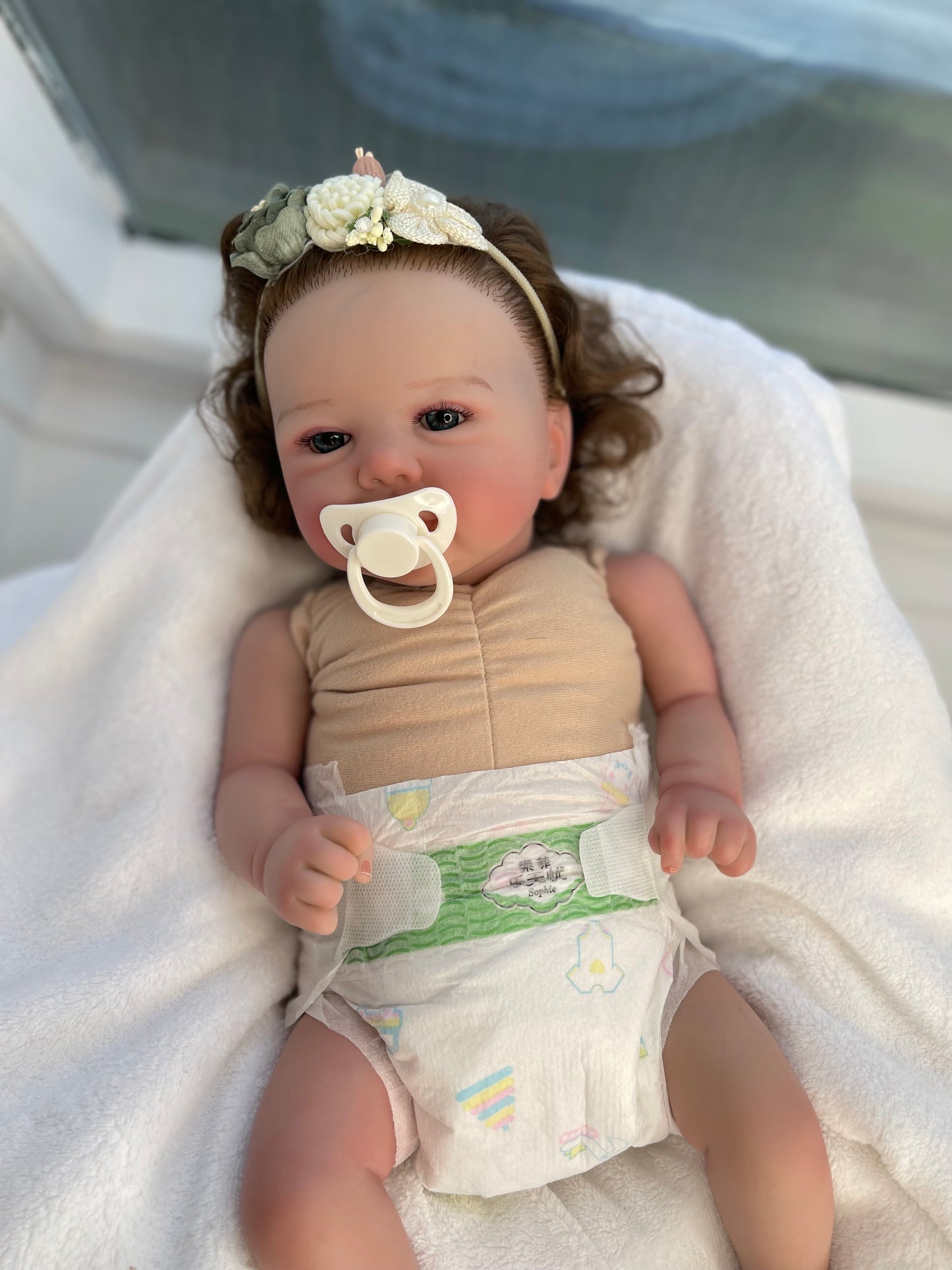 Reborn realistic weighted baby doll