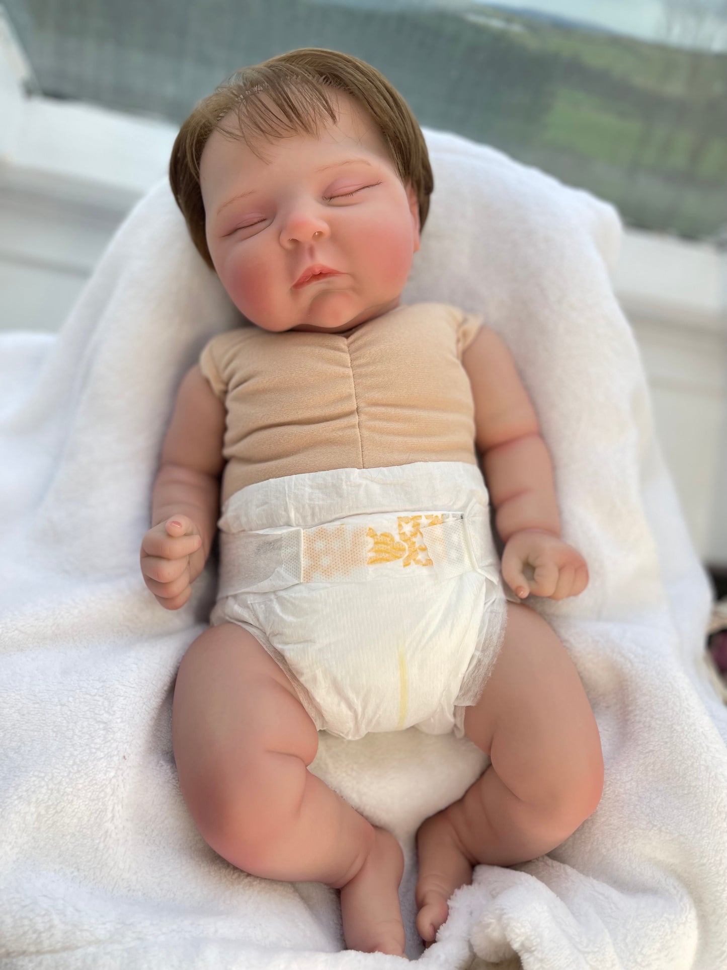 Reborn realistic weighted baby doll