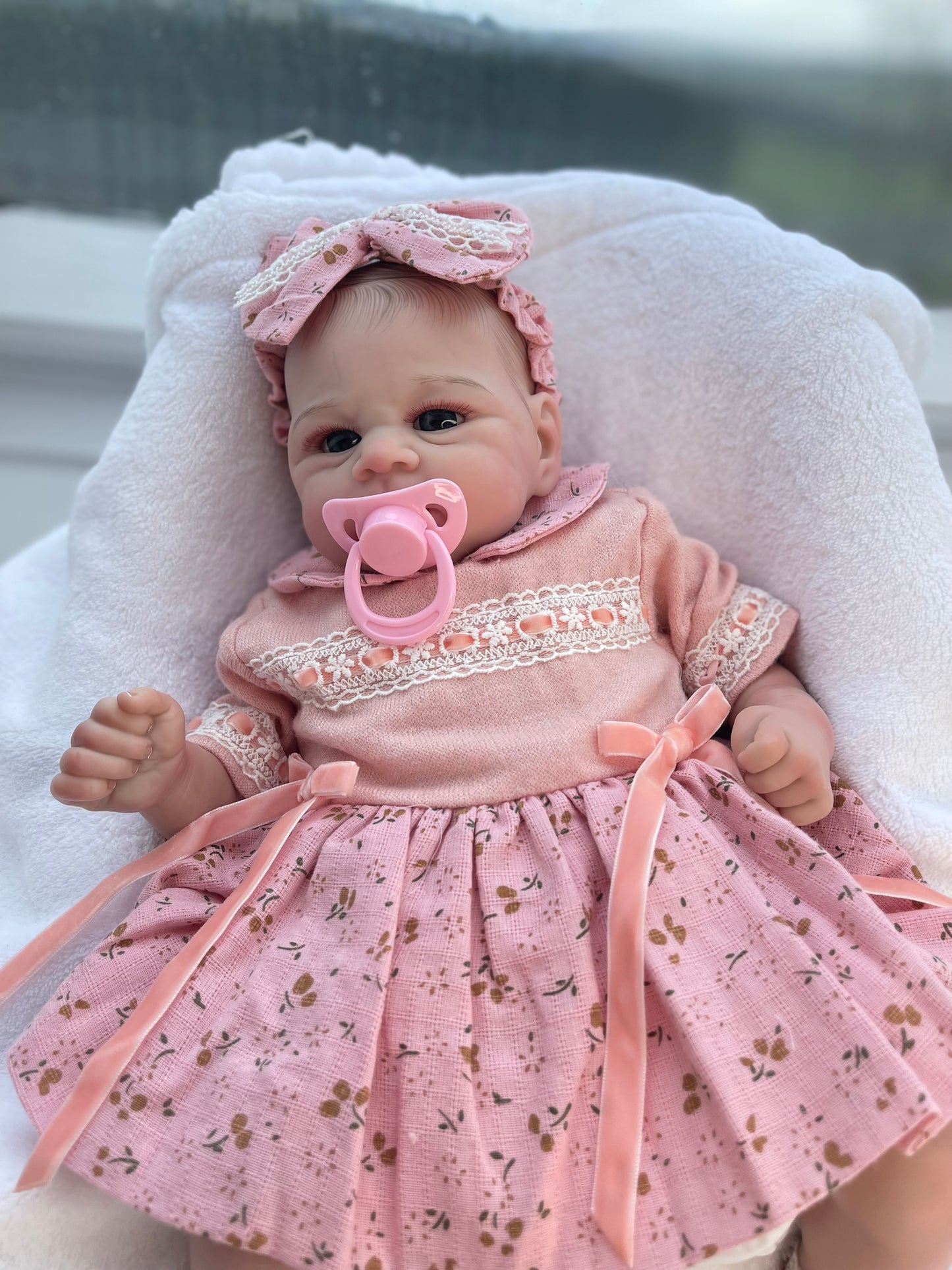 Reborn realistic baby doll, weighted