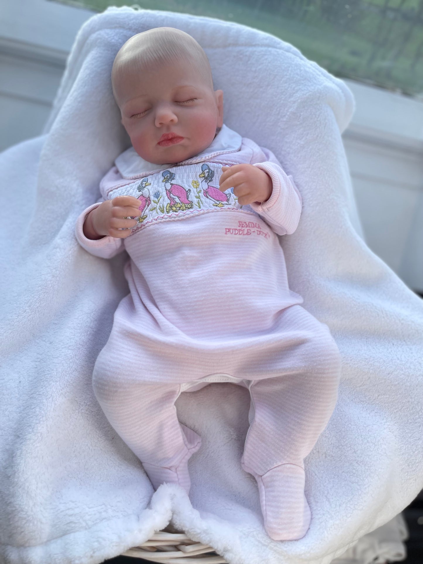 Reborn realistic baby doll, weighted