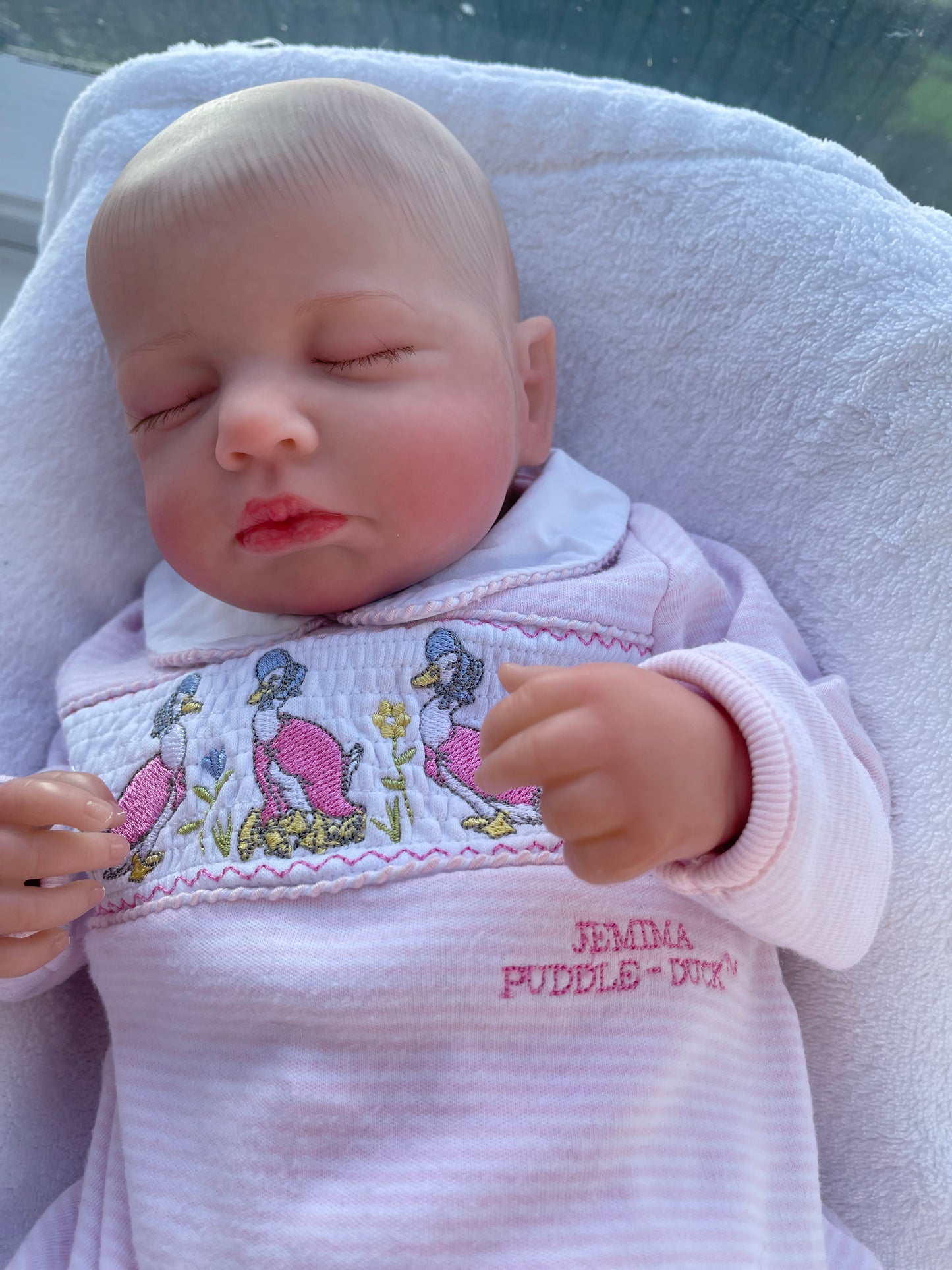 Reborn realistic baby doll, weighted