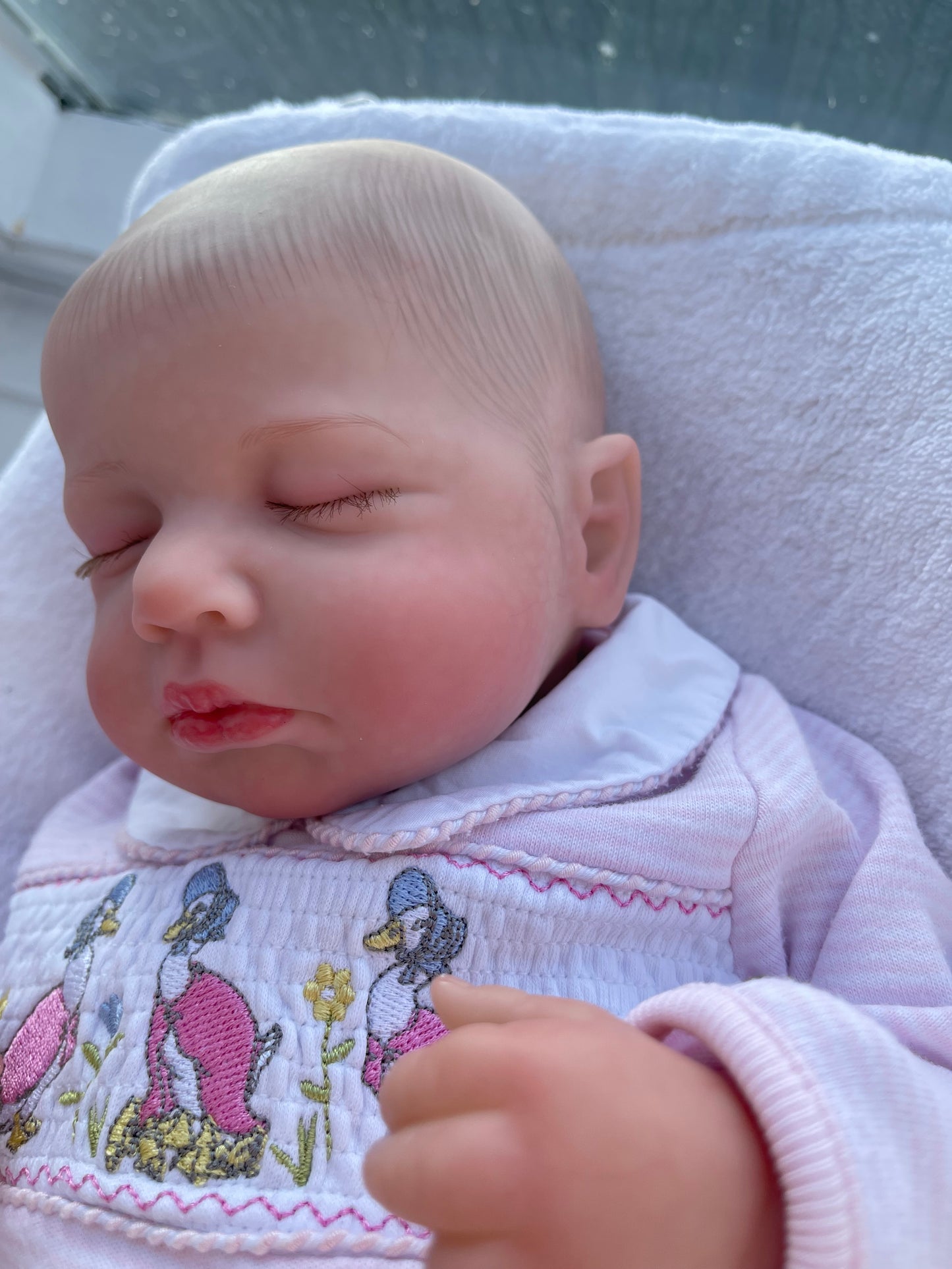 Reborn realistic baby doll, weighted