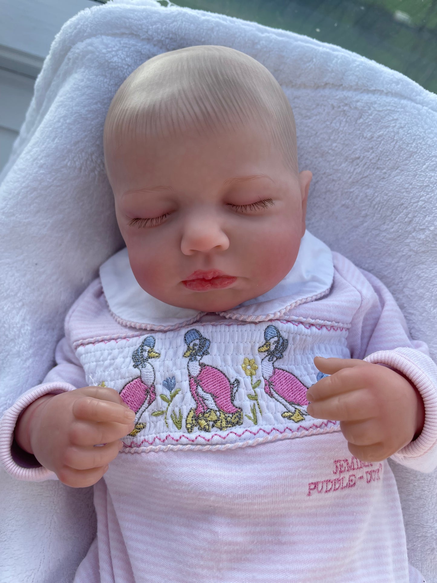 Reborn realistic baby doll, weighted