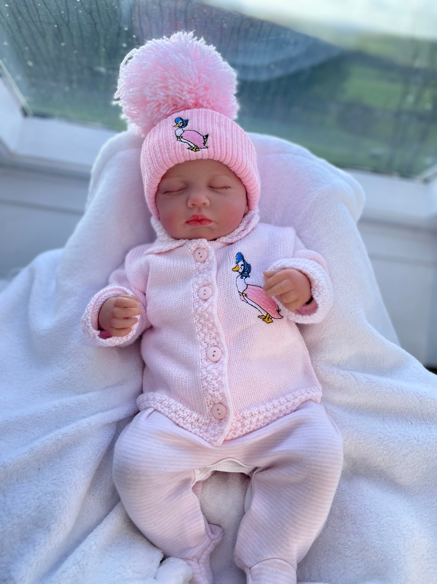 Reborn realistic baby doll, weighted