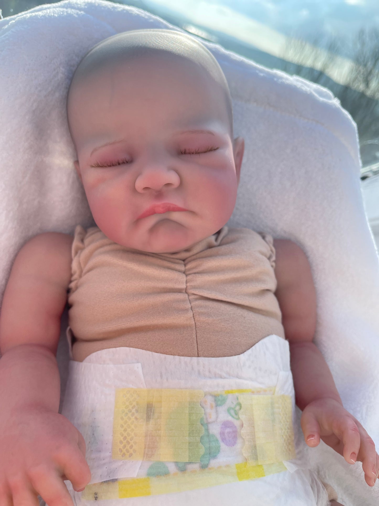 Reborn realistic weighted baby doll