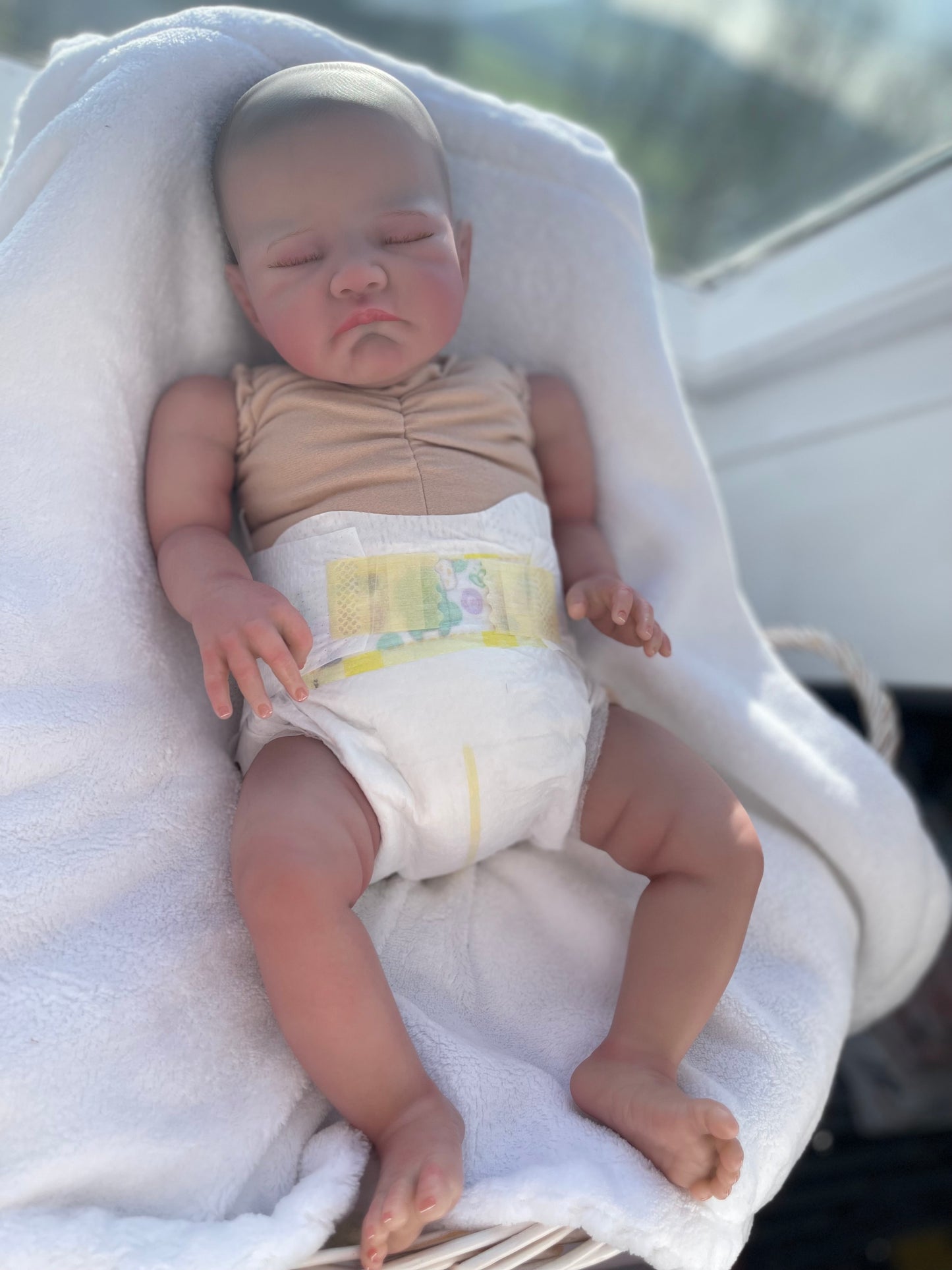 Reborn realistic weighted baby doll