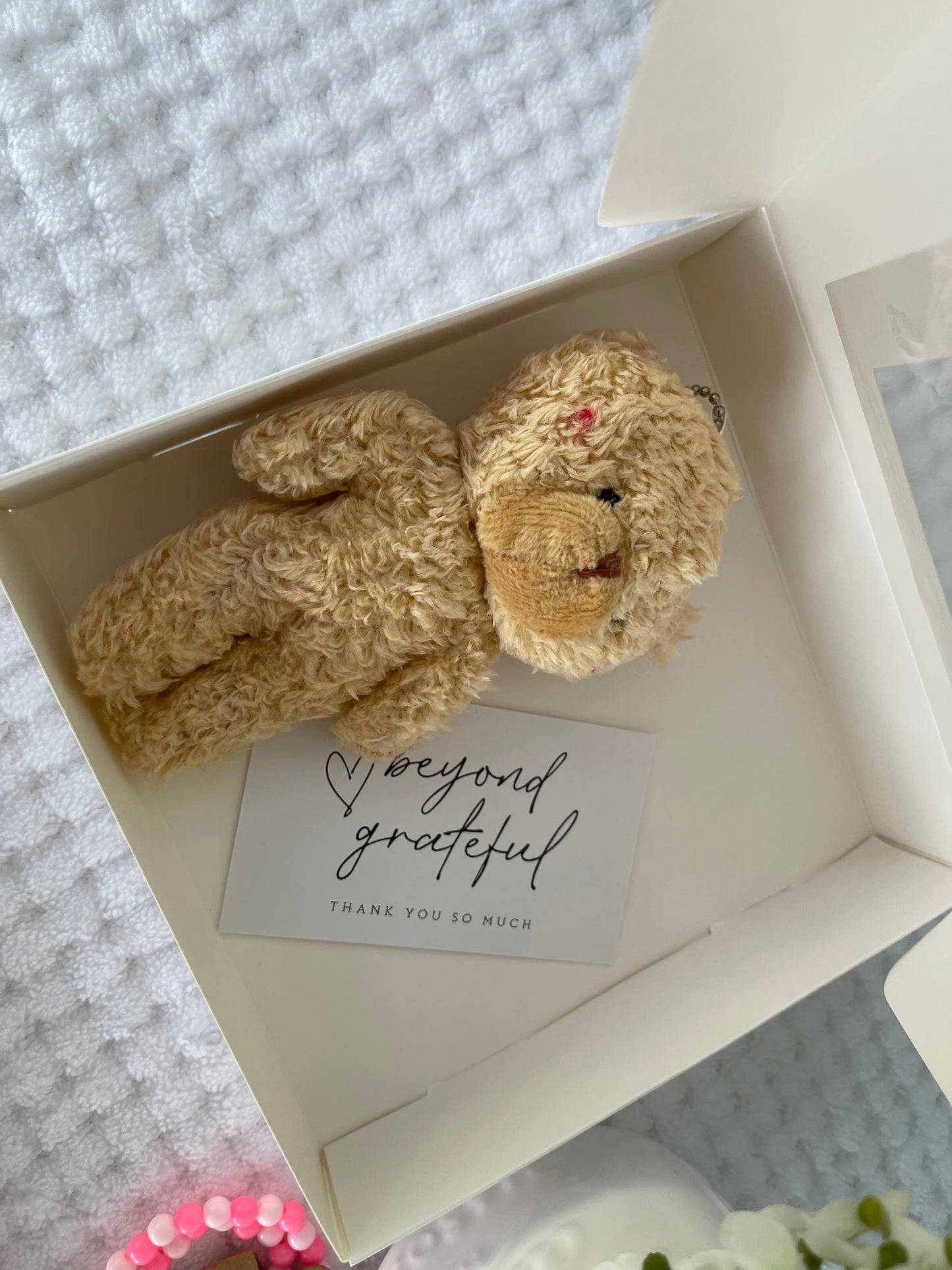 Reborn doll and child, bracelet, necklace, dummy clip & small teddy gift box